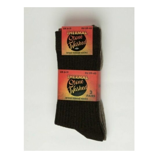 Mens Boot Socks Wool Rich Quality Ideal For Dr Martens Timberland Caterpillar Thumb {2}