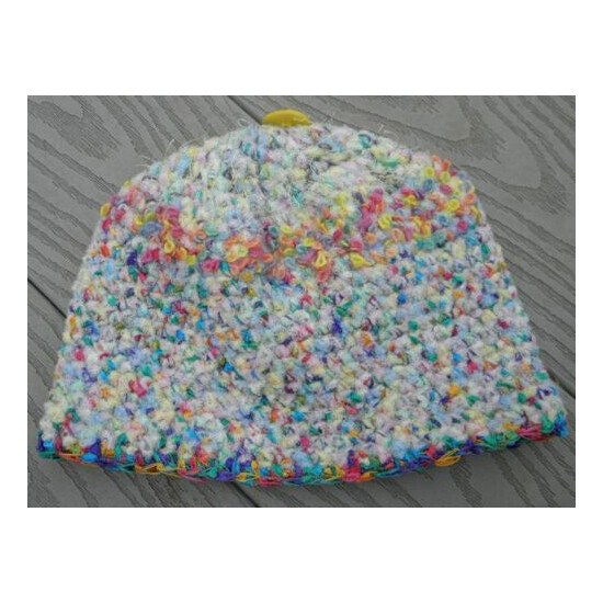 Adorable Pastel Colors Infant/Toddler Beanie 6-24 Months - Handmade by Michaela image {2}