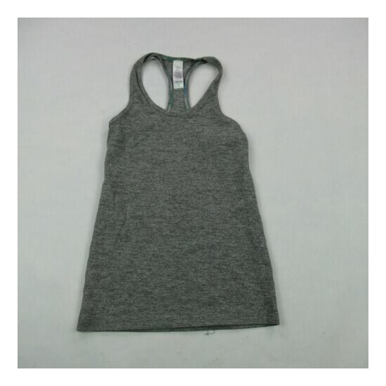 Ivivva Shirt Youth Girls Size 8 Sleeveless Workout Gym Yoga Gray Lightweight image {1}