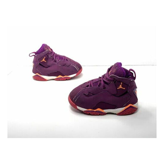 Nike Air Jordan True Flight Purple Orange Pink Toddler Shoes Size 6C 645071 517 image {1}
