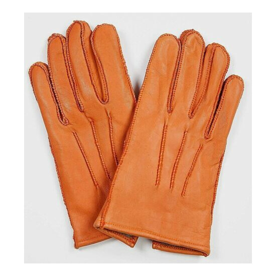 Riparo Men's Genuine Leather Winter Insulated Gloves with Cashmere Lining image {1}