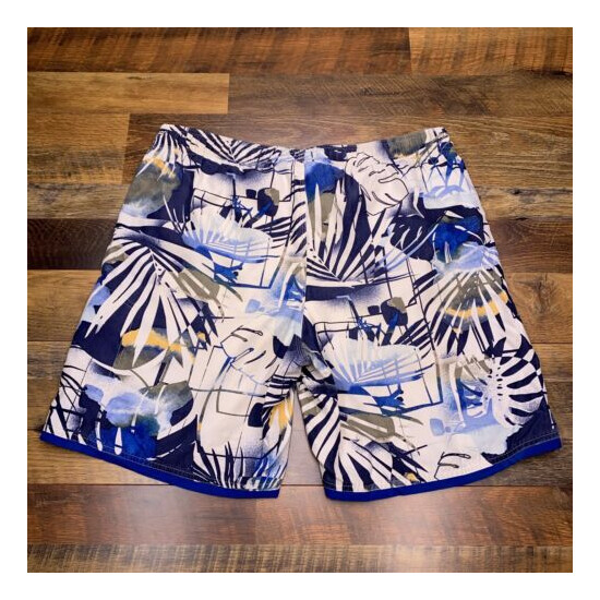 Nike Men’s Swim Shorts Board Trunks Tropical w/ Zip Pocket - Sz L image {2}