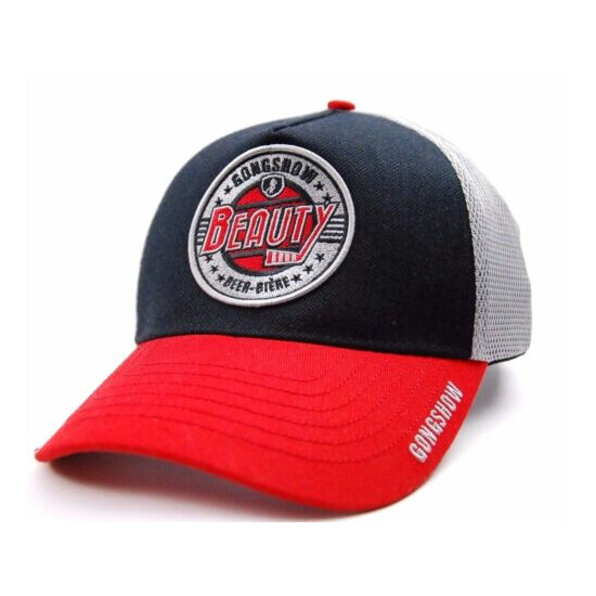 Gongshow Hockey Beauty Full Contact Lager Meshback Adjustable Hockey Cap Hat image {1}