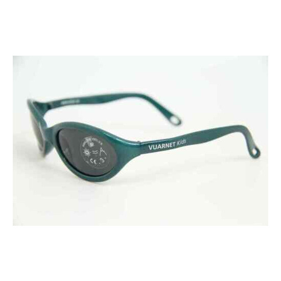 BABY VUARNET Kid's B400 Metallic Green Sunglasses Gray Lens image {2}