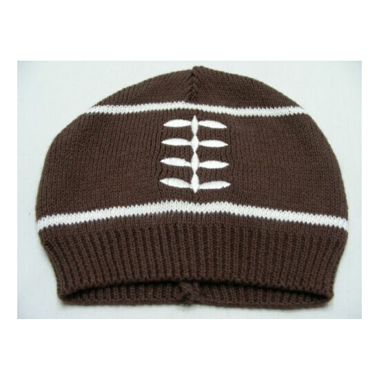 FOOTBALL - So Dorable - 0-6 Months Size Stocking Cap Beanie Hat! image {1}