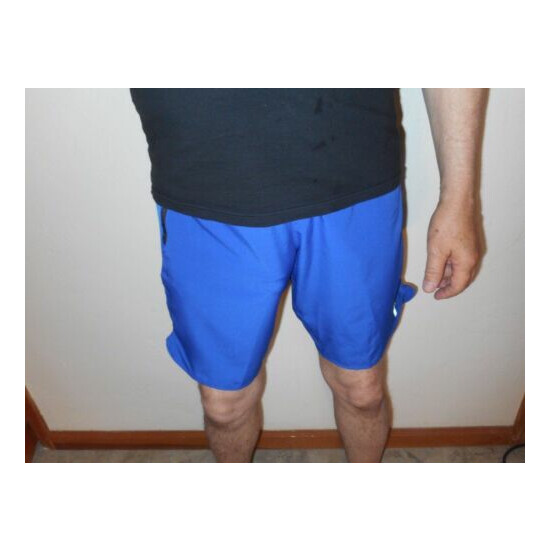NWT RBX CrossFit Training Board Shorts 4 Way Stretch Medium Blue Thumb {1}