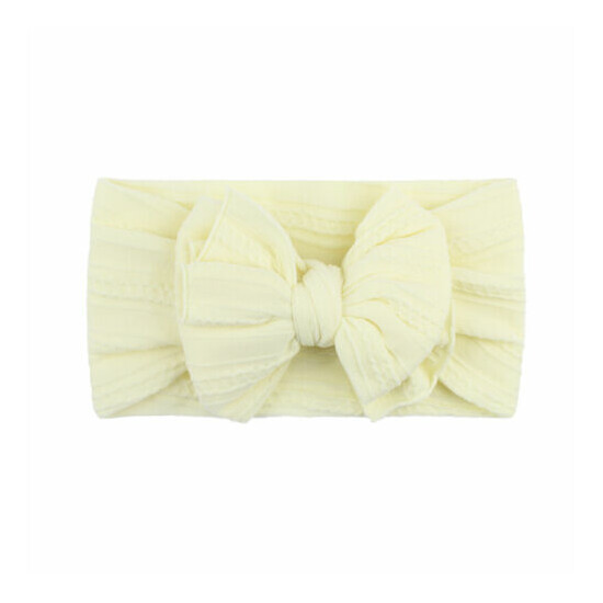 Soft Solid Color Nylon Headband Baby Hair Accessories New image {4}