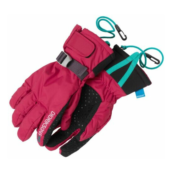 Didriksons Five Youth Ski Gloves Girls Boys Insulated Water Repellent Glove image {4}