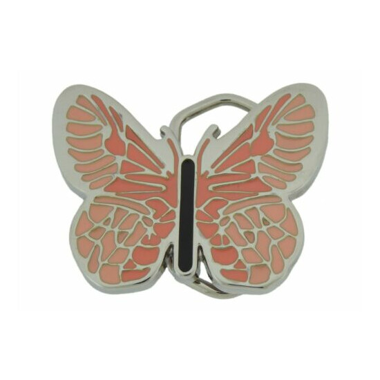 Butterfly Belt Buckle Fits belt up 1.25" Width hebilla de cinturón de mariposa image {5}