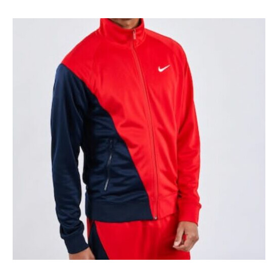 Nike Swoosh Sportswear Mens Full-Zip Tracksuit Jacket Tops Medium  image {7}