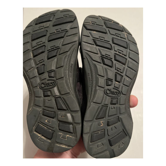 Chaco Ecotread Youth Girls Size 13 Shoes Black Adjustable Slide Sandals image {4}