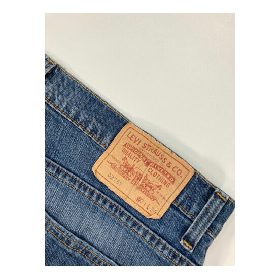 LEVI’S SLIM STRAIGHT Jeans - W34 L34 - Blue - Great Condition - Men’s image {4}