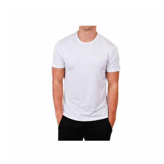 Men’s Sports Moisture Wicking Gym Workout Short Sleeve Active Athletic T-Shirt image {2}