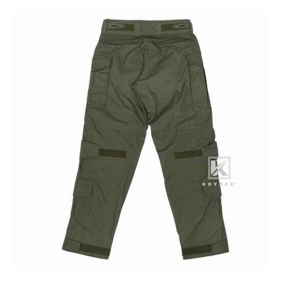 KRYDEX Tactical G3 Combat Trousers Army Pants w/ Knee Pads Ranger Green 30 - 40W image {6}