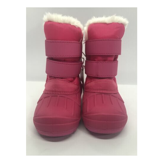 Cat & Jack Toddler Girls Sizes 5,7&8 Pink Winter Snow Boots image {2}