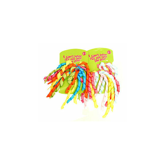 I Can't Believe It's Not Twice The Price - 4 Bright Windmill Ribbon Clips image {1}