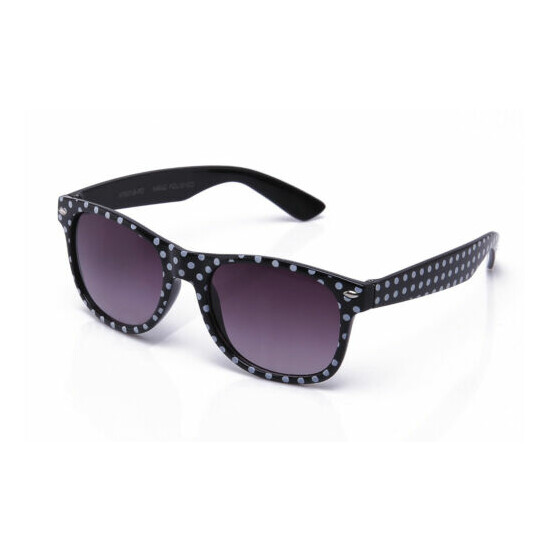 Kids Polka Dots Sunglasses Classic Boys Girls Party Events Lead Free UV 100% image {2}