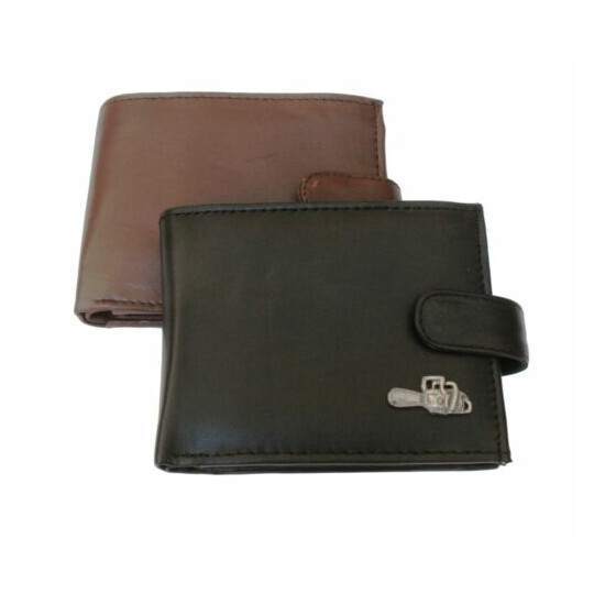 Chainsaw Leather Wallet BLACK or BROWN 69  image {1}