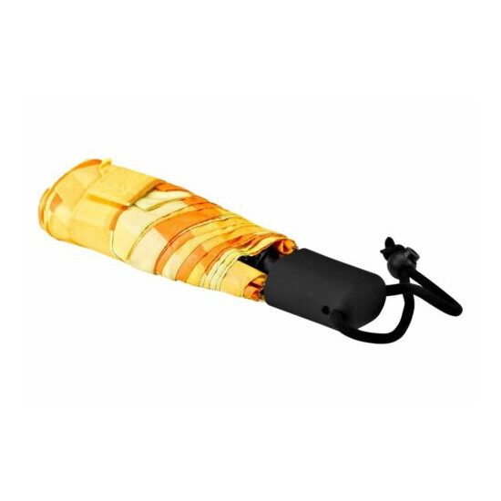 EuroSCHIRM Dainty Automatic Umbrella (Yellow Square) Lightweight Trekking Pocket image {4}
