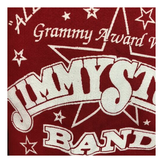 Vintage Jimmy Sturr Band Sweatshirt Xl Red Big Band Polka Grammy Award Winner image {2}