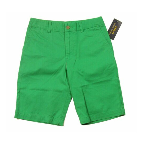 Polo Ralph Lauren Boys Green Cotton Chino Shorts image {1}