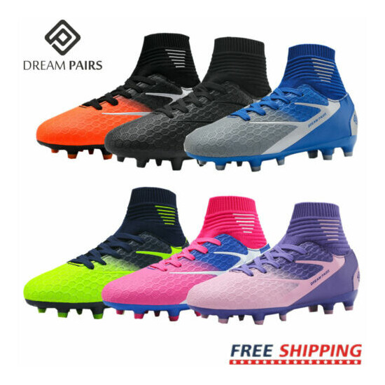 Men Boys Girls Soccer Shoes Football Shoes Sport Trainers Cleats image {1}