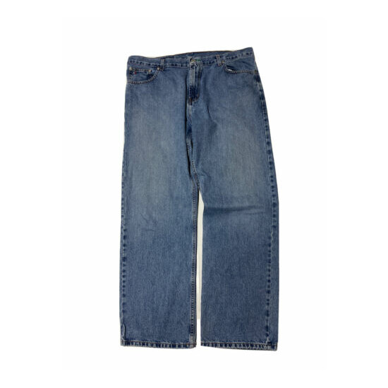 Vtg Tommy Hilfiger Straight Fit Jeans Mens 38 X 32 Blue Denim GUC Regular Fit  image {1}