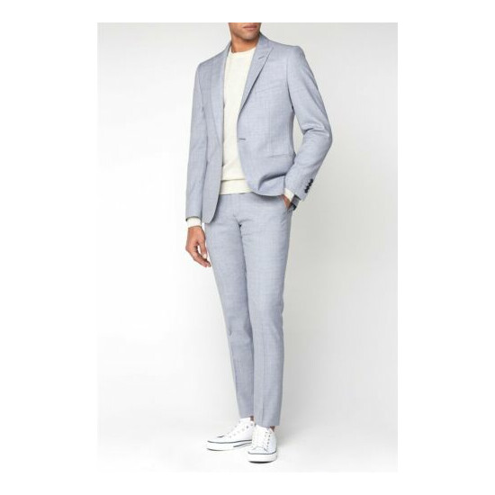 Ben Sherman Skinny Fit Suit Cool Grey Texture Camden image {1}