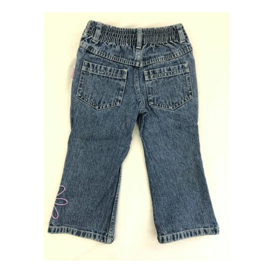 Girl's Carter's Toddler Jeans, Navy, Size 2T W 18" L 19" Insm 13" GUC image {4}