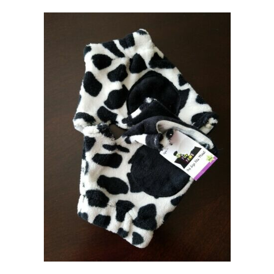 Toddler Gloves Cute Cow Print Ages 3+ One Size fits Most Halloween New with Tag  image {3}