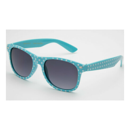 Kids Polka Dots Sunglasses Classic Boys Girls Party Events Lead Free UV 100% image {8}