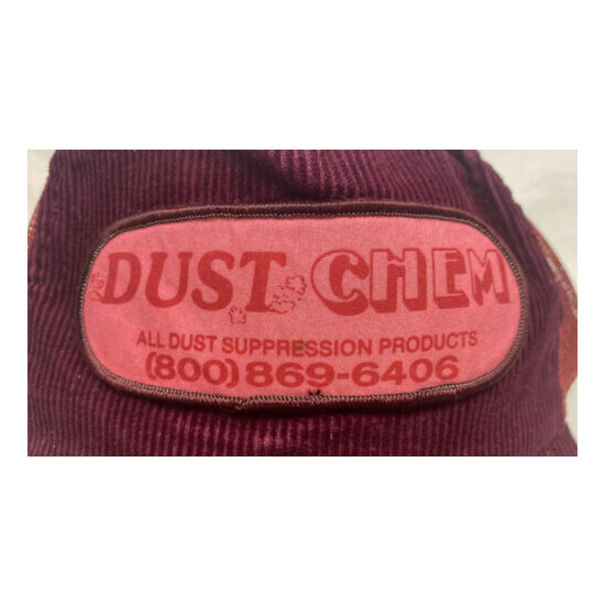 Vintage Dust Chem Corduroy SnapBack AmaPro Mesh Trucker Hat image {2}