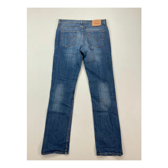 LEVI’S SLIM STRAIGHT Jeans - W34 L34 - Blue - Great Condition - Men’s image {3}