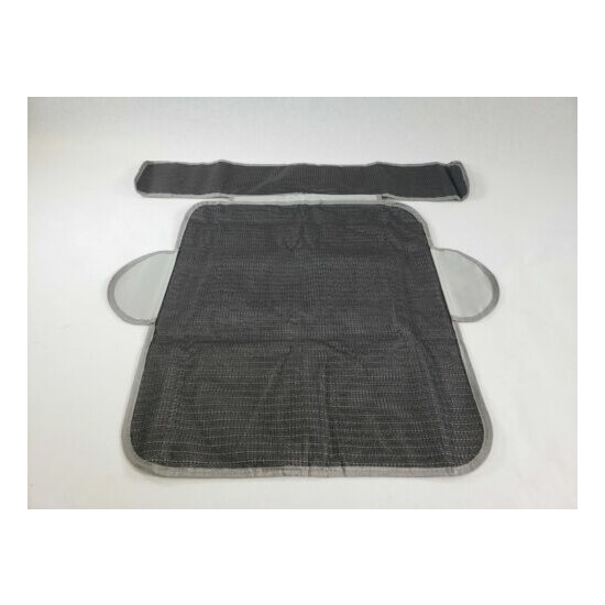 Gray Chair Seat Cover For Booster Seat Protect Booster Chair Cover image {2}