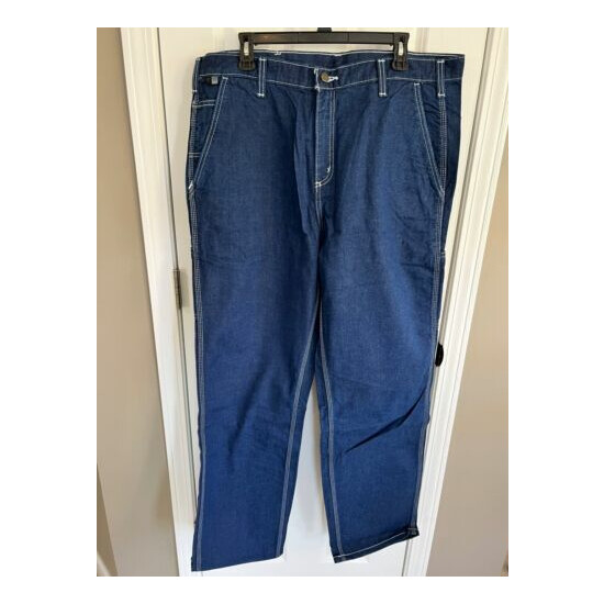 CARHARTT Men's "FR 290-83" Carpenter Jeans Size 38 x 34 image {1}