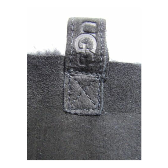 UGG Smart Gloves Sheepskin Shearling Black Water Resistant Lg New $155 image {5}