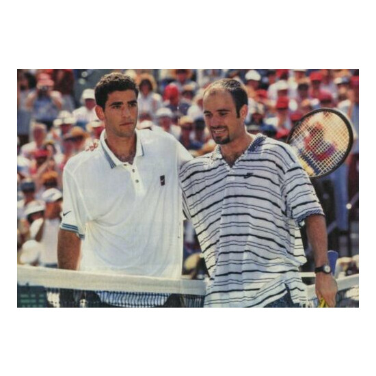 Very Rare Nike Court White Medium M Polo Shirt Sampras Agassi Federer Rafa Nadal image {8}