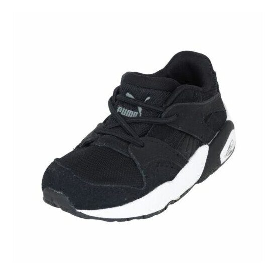Puma Blaze Infant Toddler Shoes Athletic Leather Sneakers Black 360159 01 SZ 6 C image {3}