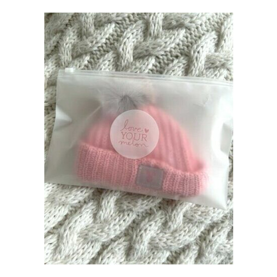 LOVE YOUR MELON x Disney Winnie The Pooh Knit Baby Beanie Hat Pink image {3}