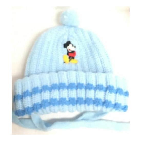 Twin Vintage Walt Disney Productions Mickey Mouse Knit Beanie Toddler Baby Hats image {4}
