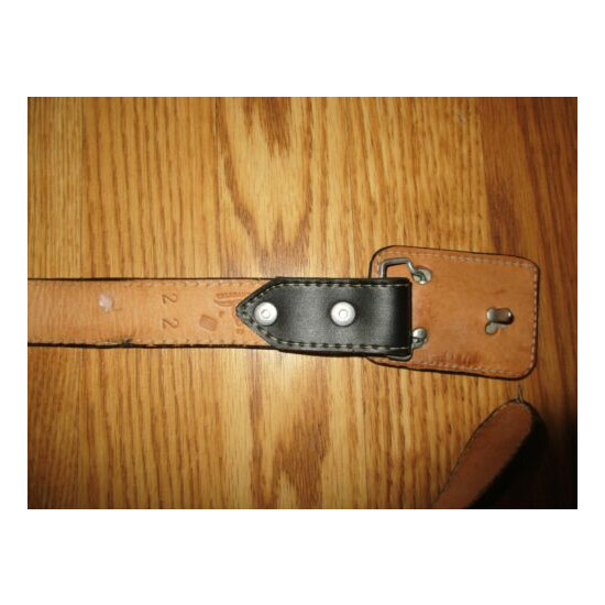 talabarteria leather Child's belt size 22 great condition* image {3}