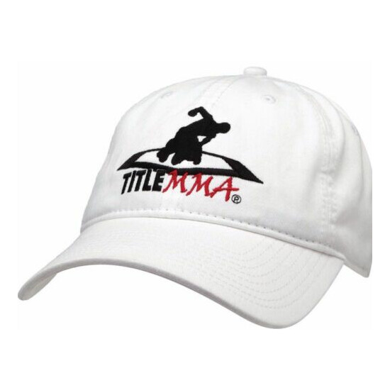 The Game & Title Boxing White Mixed Martial Arts MMA Adjustable Cap Dad Hat  Thumb {1}