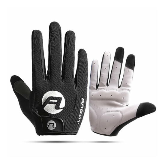  Cycling Gloves Gel Bike Long Sports Touchscreen Full Finger Gloves US Stock image {5}