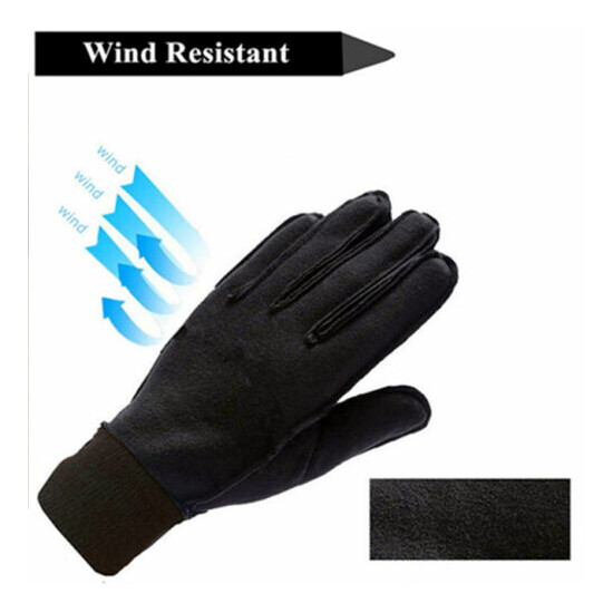 Gloves Winter Kids Youth Fleece Liner 3M Windproof Biking Outdoor Cold Weather image {5}