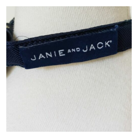 Janie and Jack Boys Bow Tie Marine Sail Boat Print Pastels Navy Blue Size 0-24 M image {4}