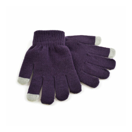 RJM Kids Knitted Touch Screen Phone Gloves image {5}