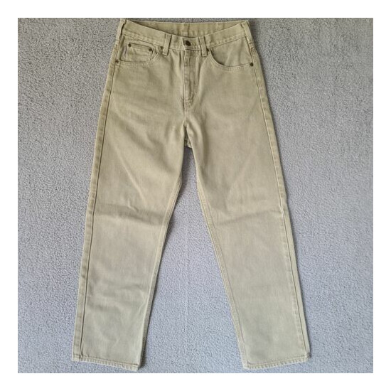 Carhartt Jeans 32 X 32 Tan Mens Dungaree Fit Straight Leg Work Pants B161TAN image {1}