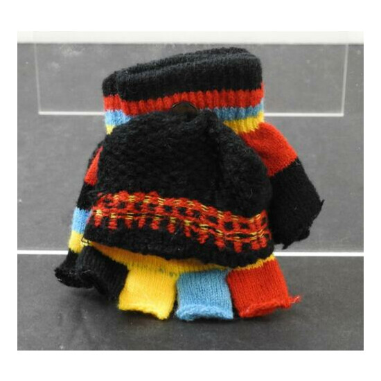 NWT Multi Color Children Mitten Gloves Convertible Button Cap Size 5-8 Yrs Y14 image {3}