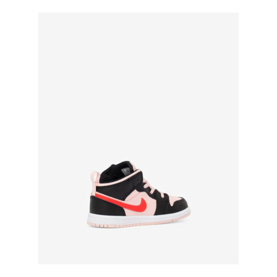 NEW Nike Air Jordan 1 Mid TD Toddler Atmosphere Black Pink 640735 604 - SIZE 6C  image {3}