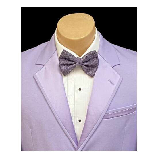 Men's Andrew Fezza Lavender Purple Tuxedo Jacket Retro Spring Wedding Prom 37L image {2}